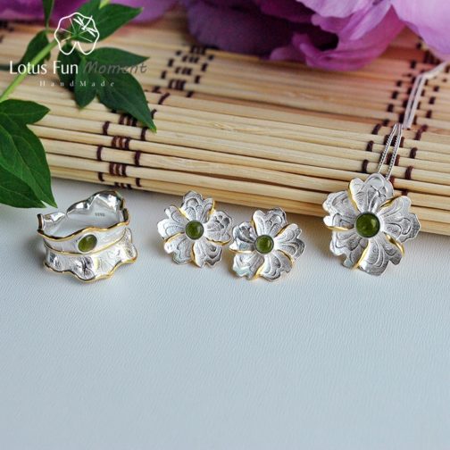 Conjunto Peony LF- Prata 925 e Turmalinas - Image 4