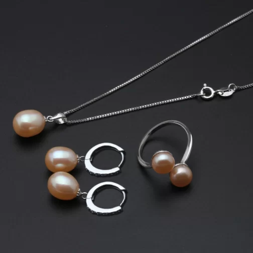 Conjunto Pérolas Naturais e Prata 925 Dulce Clean - Image 5