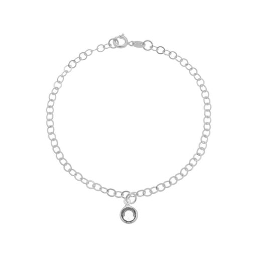 Pulseira de Prata 925 Elo Português Com Ponto de Luz 18cm - Image 4